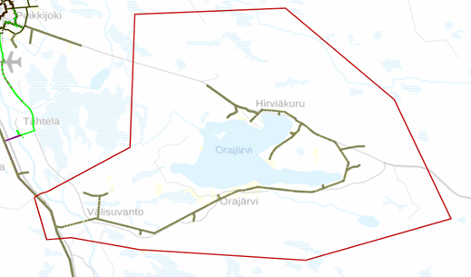 Työkeskeytyksiä aiheuttavat verkon parannustyöt kartalla