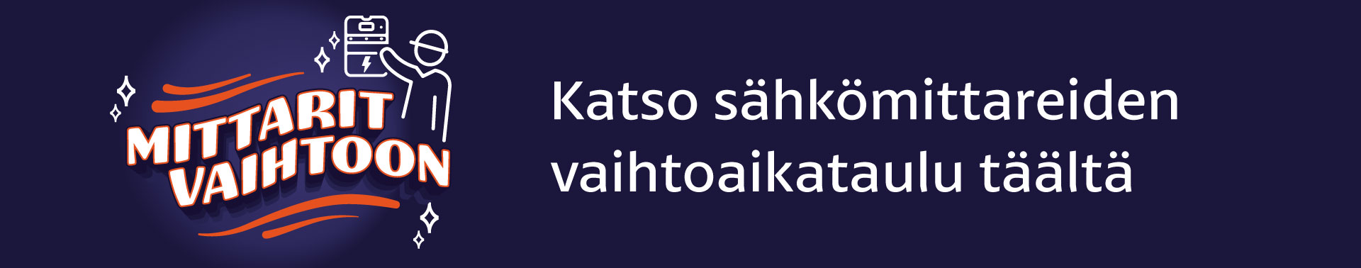 Mittareiden vaihtoaikataulu